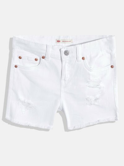 Levi's® White Girlfriend Big Girls Shorty Shorts Shorts Levi's 