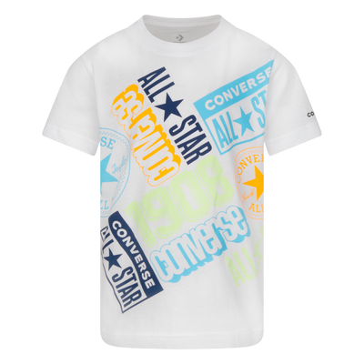 Converse Slanted Multi Logo Tee T Shirt Converse 