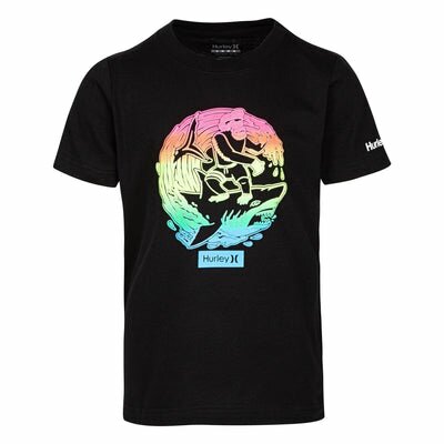 Hurley Black Jersey Logo T-Shirt T Shirt Hurley 