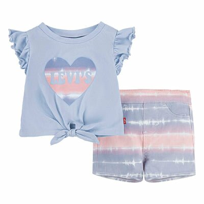 levi's® purple woven shorts 2 piece set Shorts Set Levi's 